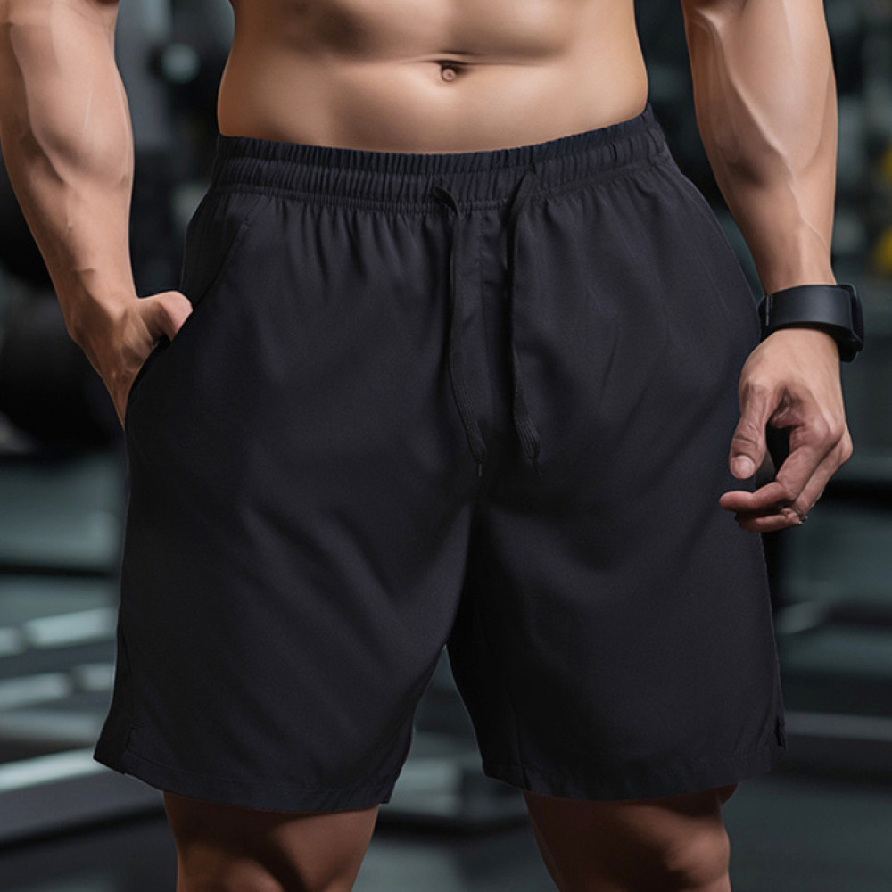 Running Gear Gym - Pantalones Cortos Deportivos de Malla de