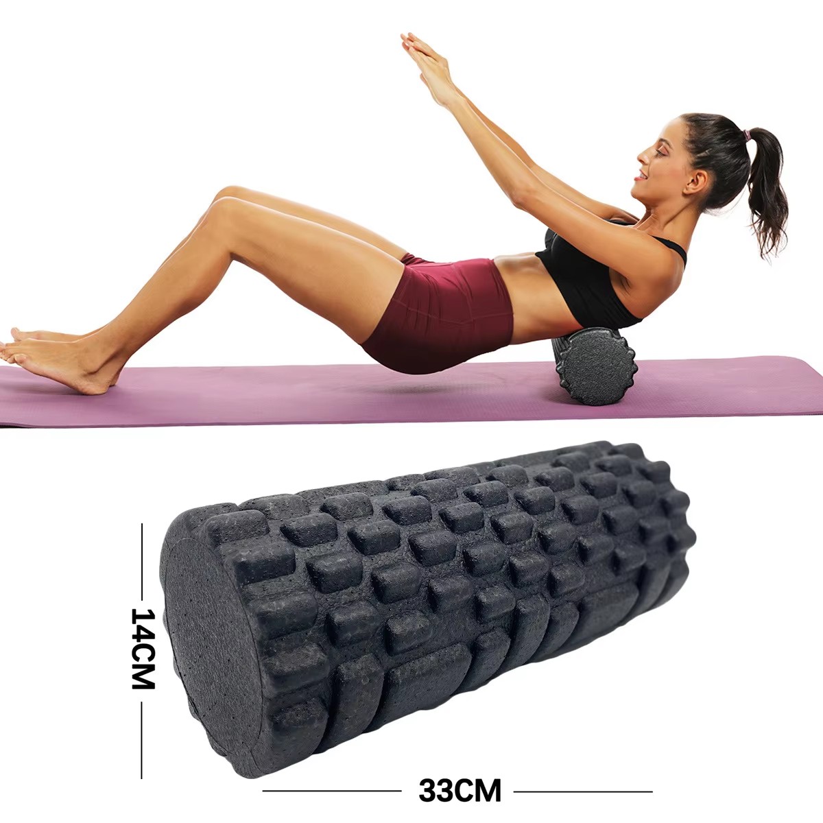 Muscle Roller Stick - Rodillo de espuma para Fitness, rodillo