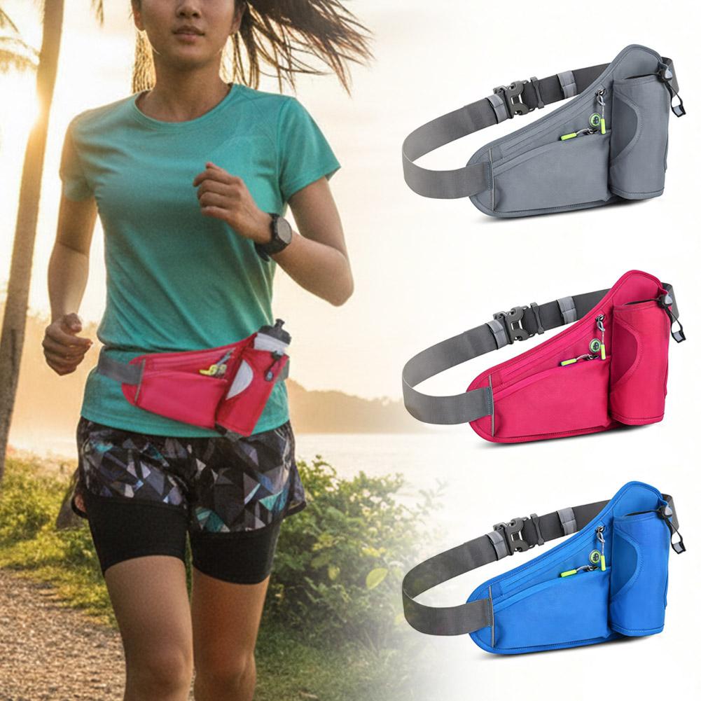 Running Belt Waist - Riñonera con Porta Botella de Agua,