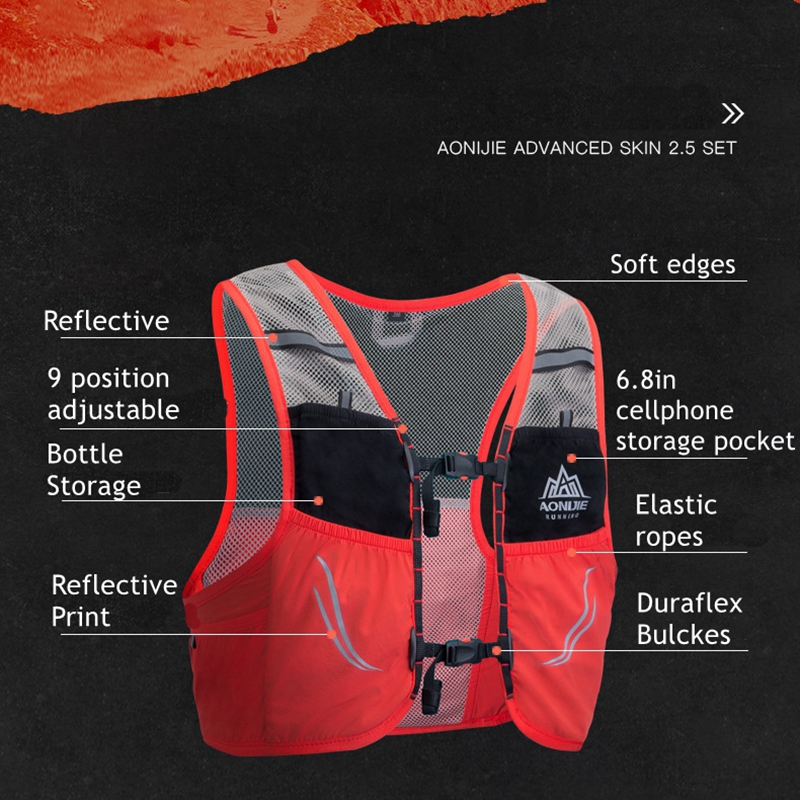 AONIJIE-mochila ligera C932 pa - Running Hydration Vest reseña y precio