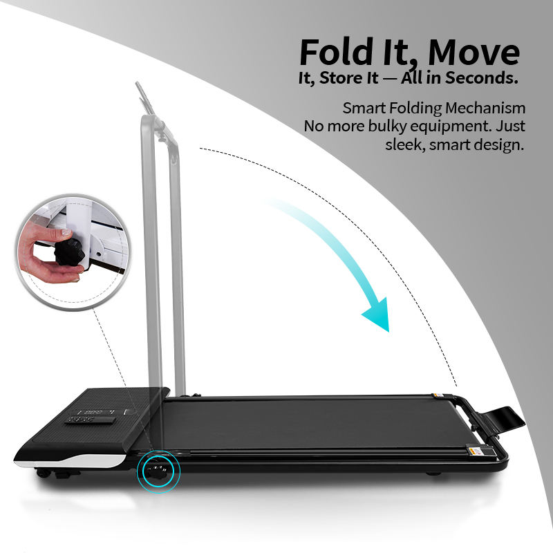 Caminadora Plegable 2 en 1 que - Running Gear Gym reseña y precio
