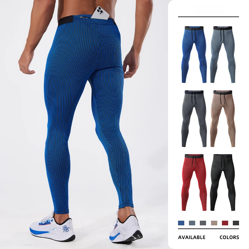 Pantalones de compresión de en - Running Belt Waist reseña y precio