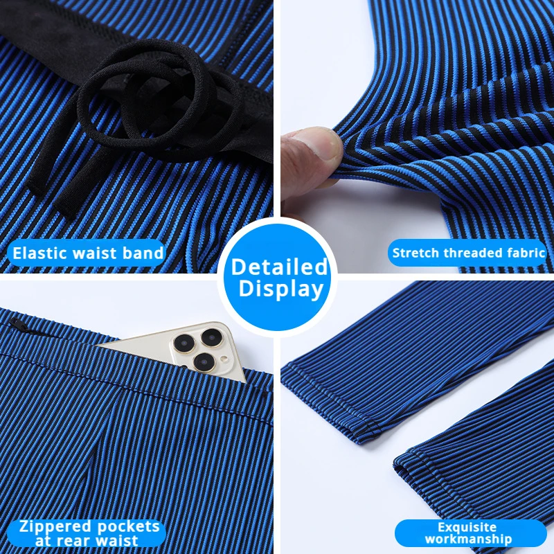 Pantalones de compresión de en - Running Belt Waist reseña y precio