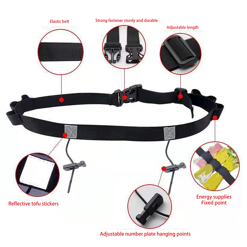 Riñonera con número de carrera - Running Belt Waist reseña y precio