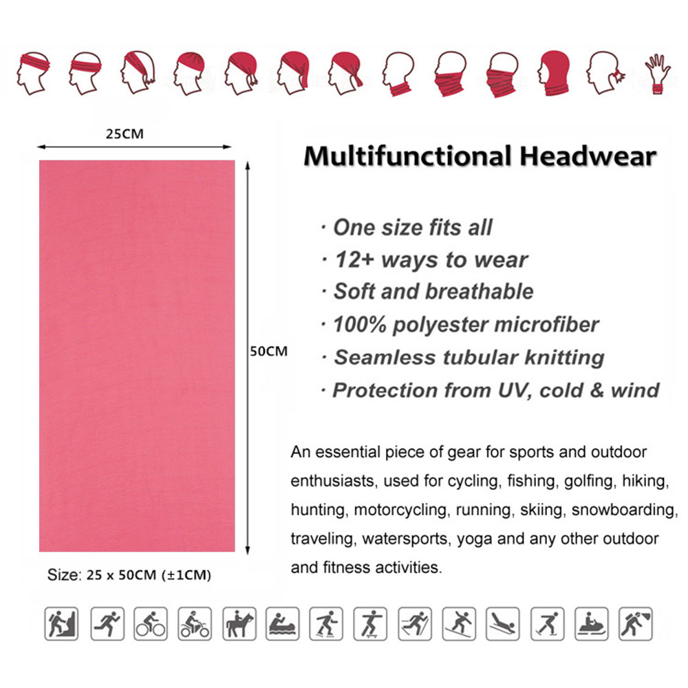 Bandana rosa sin costuras para - Running Gear Satisfy reseña y precio