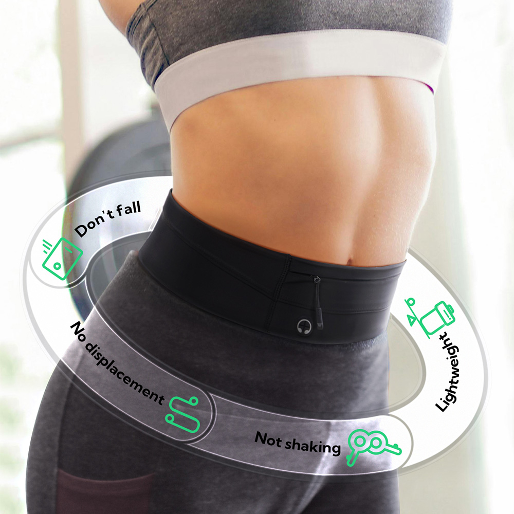 Riñonera para correr WATERFLY, - Running Belt Waist reseña y precio